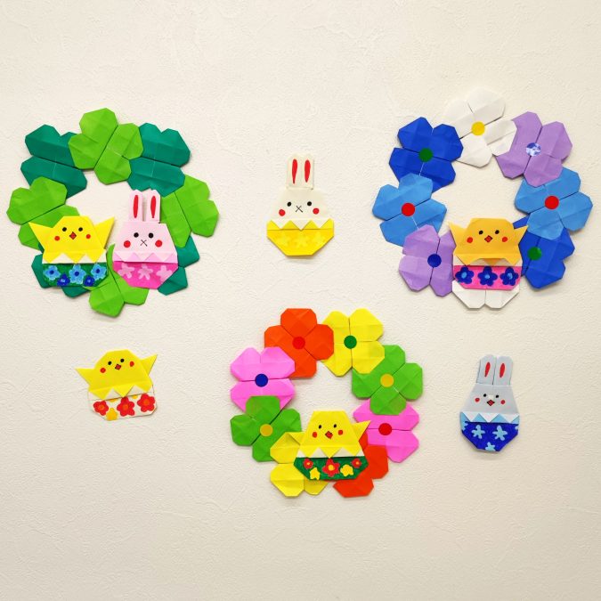 【作品紹介】イースターの壁飾り