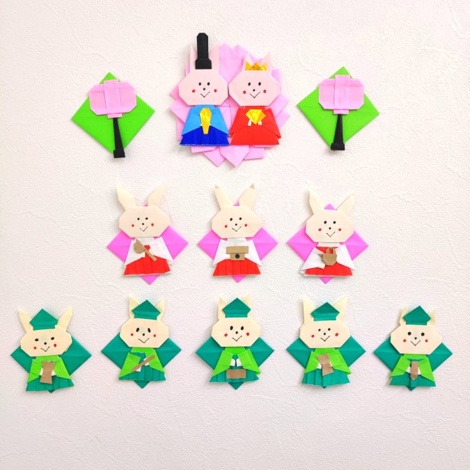 【作品紹介】うさぎのおひな様