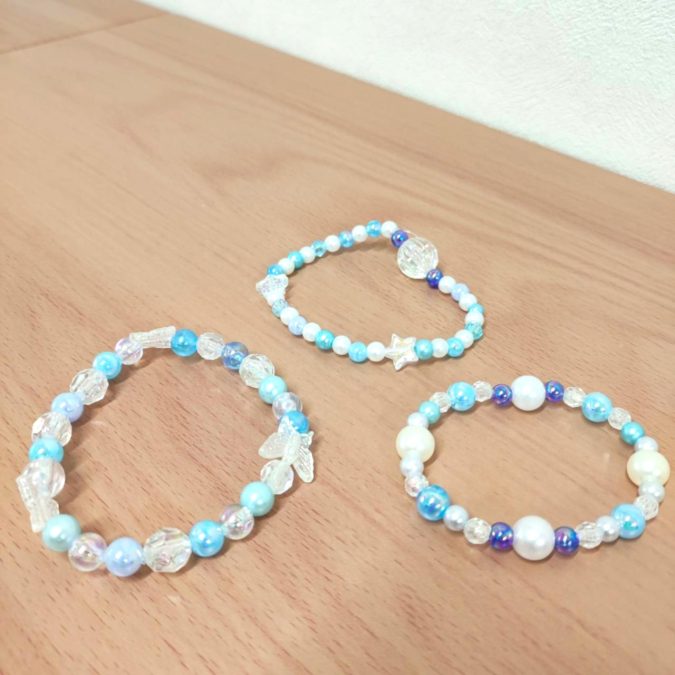 【作品紹介】ビーズのブレスレッド